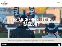 Tablet Screenshot of musselburgh-racecourse.co.uk